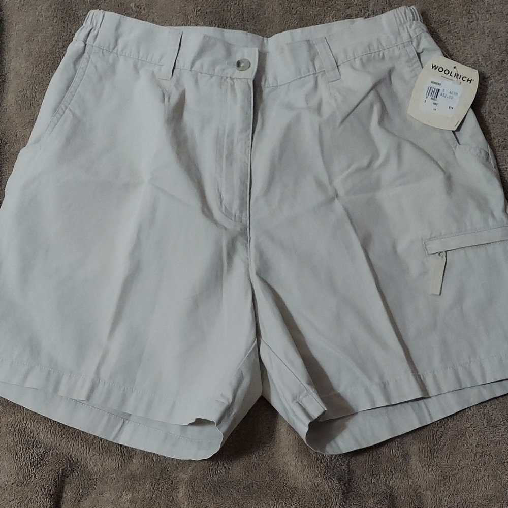 Woolrich Women's Light Gray Utility Shorts